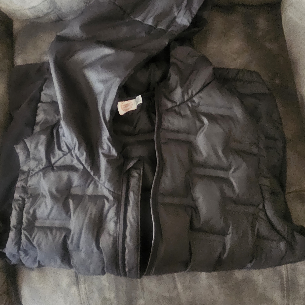 Wonder Nation Black Puffer Jacket for Kids